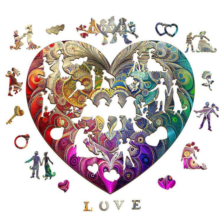 Деревянные пазлы «Храброе Сердце S», Woodbests — картинка 2