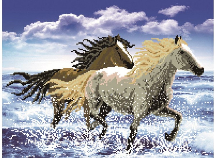 Набор для вышивания «Лошади»