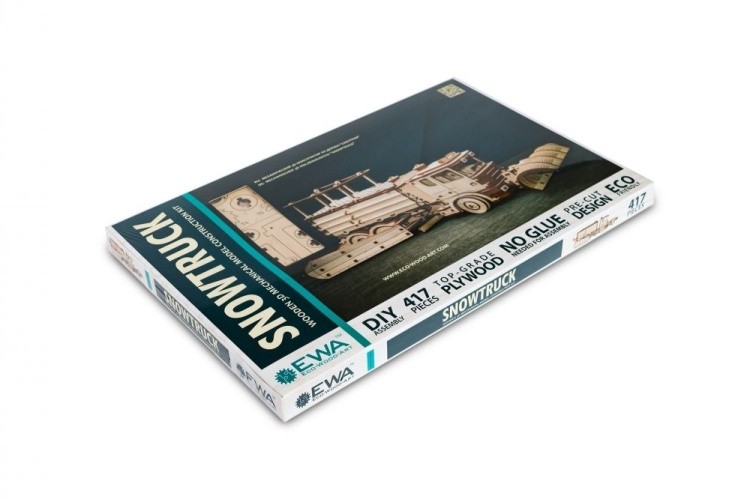 Конструктор из дерева «Снегоуборочная машина», Eco Wood Art — картинка 7