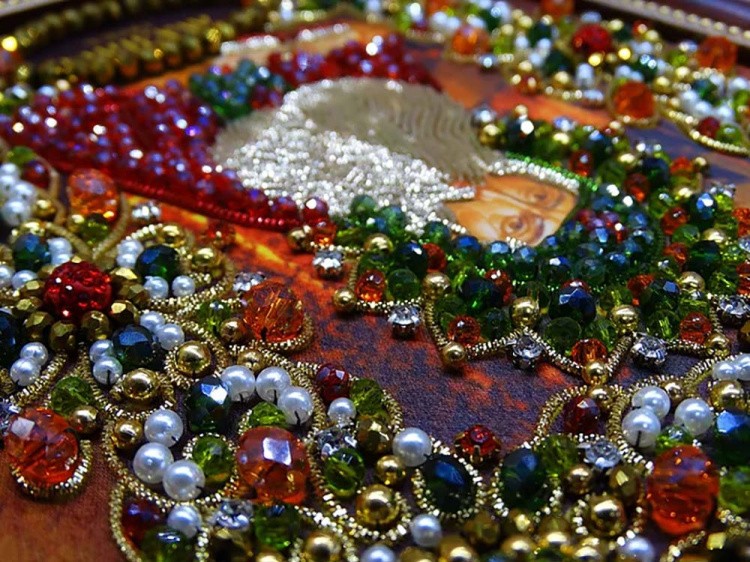 Набор вышивки хрустальными камнями «Святой Максим» — картинка 3