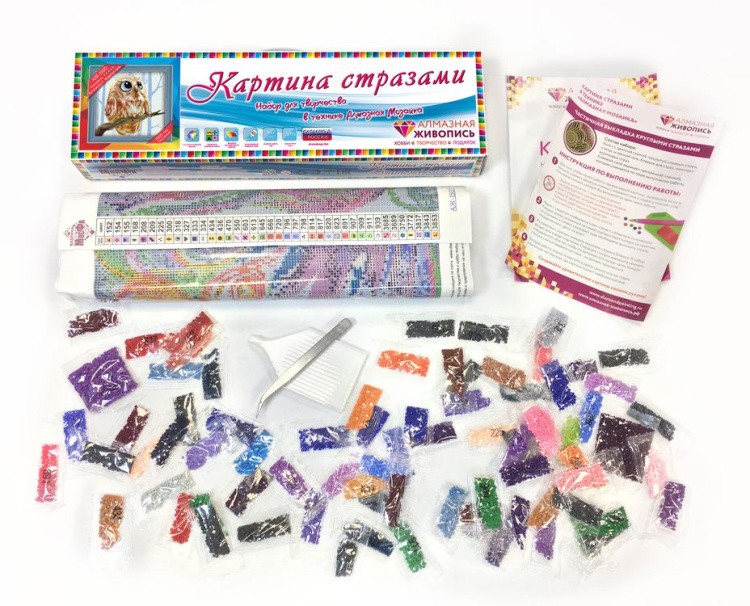 Алмазная вышивка «Совенок» — картинка 3