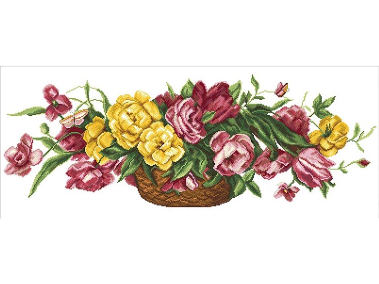 Набор для вышивания «Корзина с розами» — картинка 2