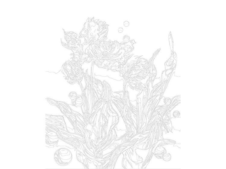 Картина по номерам «Махровые тюльпаны» — картинка 3