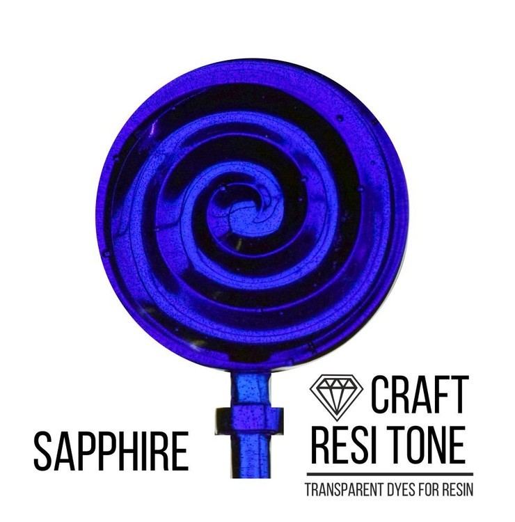 Прозрачный тонер для эпоксидной смолы Sapphire синий 10 мл, ResiTone