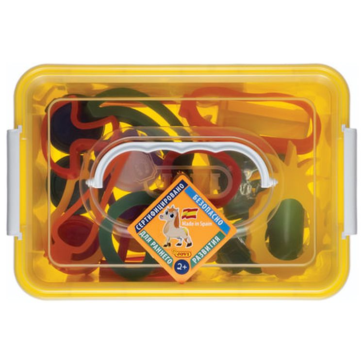 Пластилин на растительной основе «Огород» JOVI (Испания), 5 цветов, 20 предметов — картинка 3