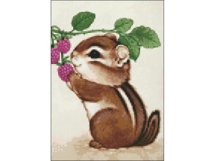 Алмазная вышивка «Бурундук» — картинка 2