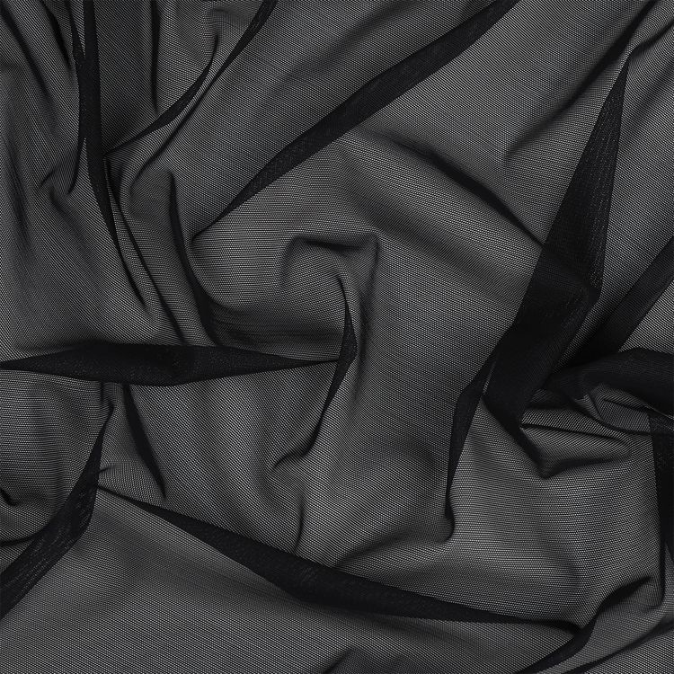 Сетка эластичная, 1 м х 150 см, 65 г/м², цвет: черный, KRUZHEVO — картинка 3