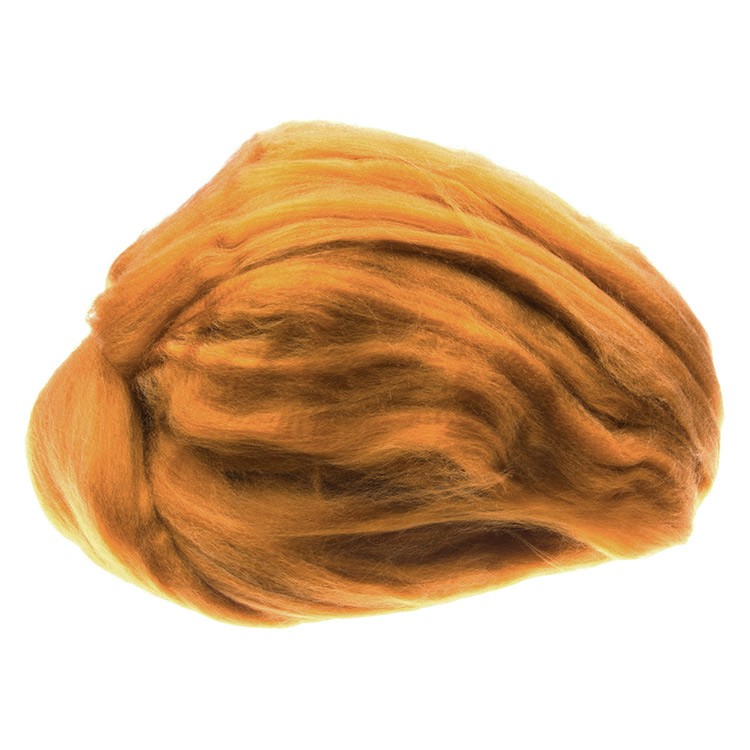 Волокно для валяния Семёновская пряжа акрил, цвет Бронза, 100 г