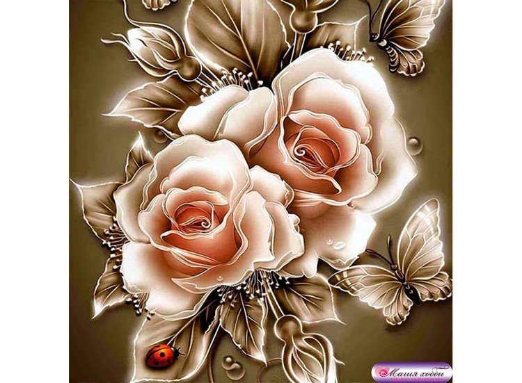 Папертоль «Карамельные розы» — картинка 2