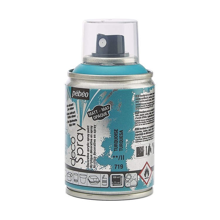 Краска на водной основе decoSpray, 093719 Бирюзовый — картинка 3
