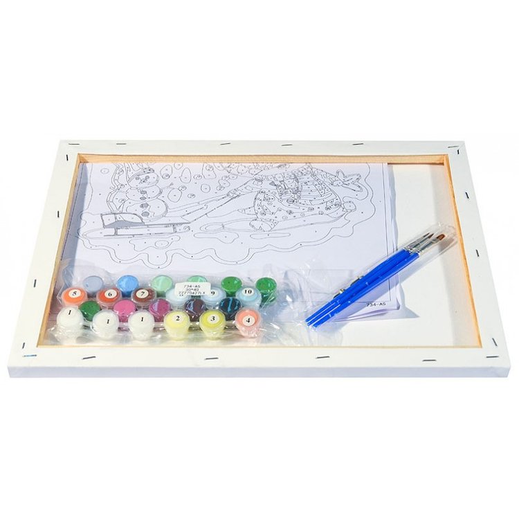 Картина по номерам «Котенок» — картинка 3