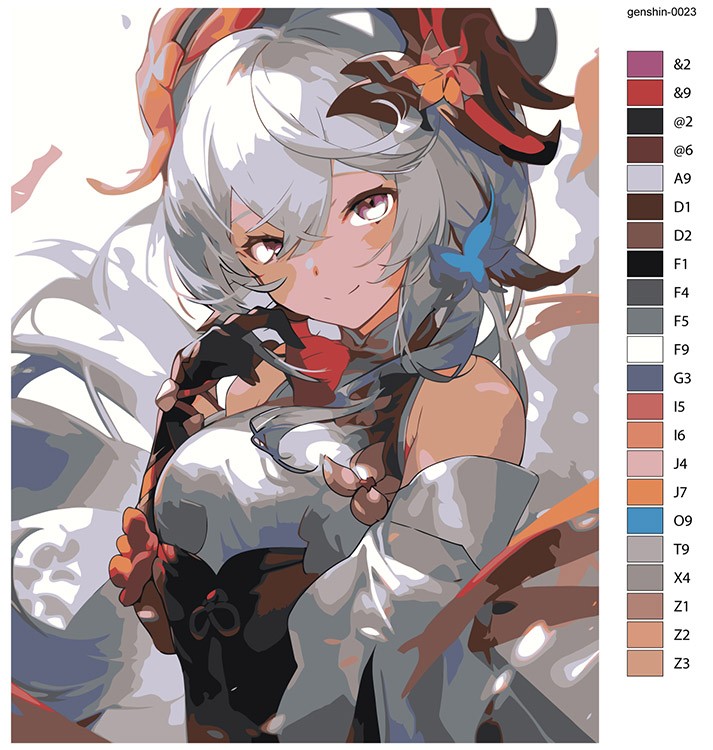 Картина по номерам «Genshin Impact Геншин Импакт: Гань Юй 2» — картинка 2