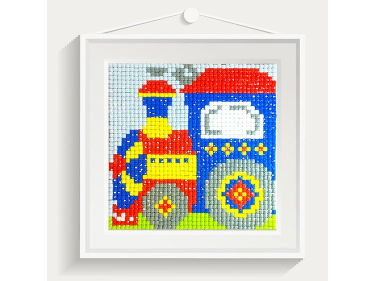 Алмазная вышивка «Паровозик» (на магнитной основе) — картинка 2