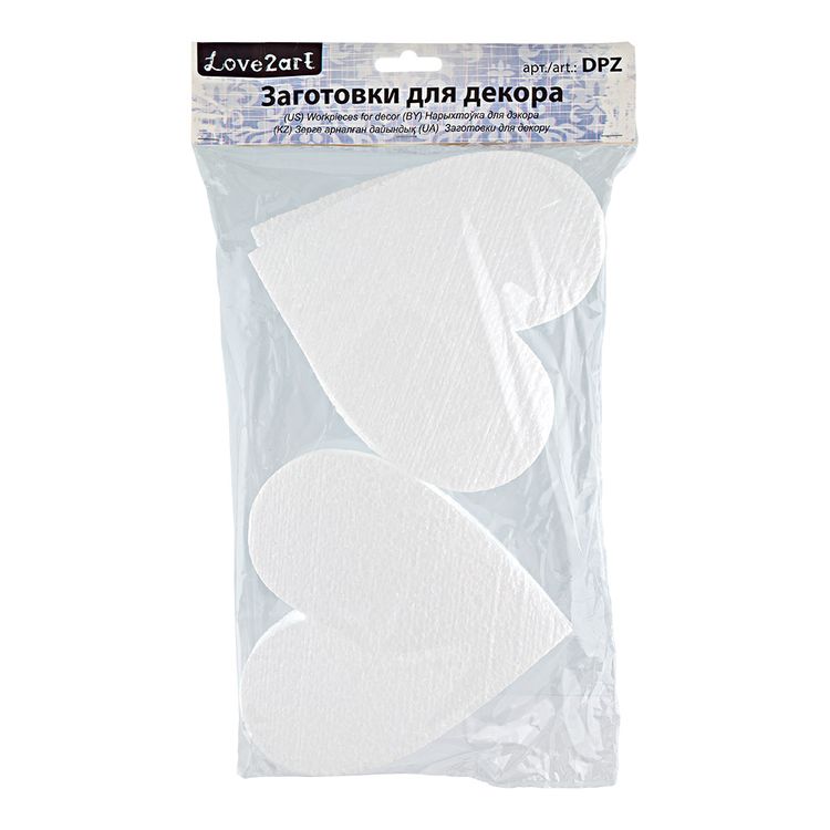 Заготовка для декорирования «Сердечки», Love2art — картинка 2