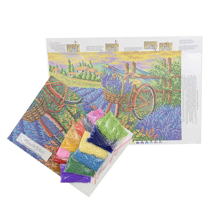 Набор вышивки бисером «Запах лаванды» — картинка 3