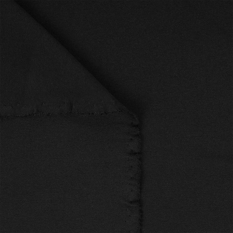 Ткань Джерси, 5 м x 155 см, 350 г/м², цвет: черный, TBY — картинка 4