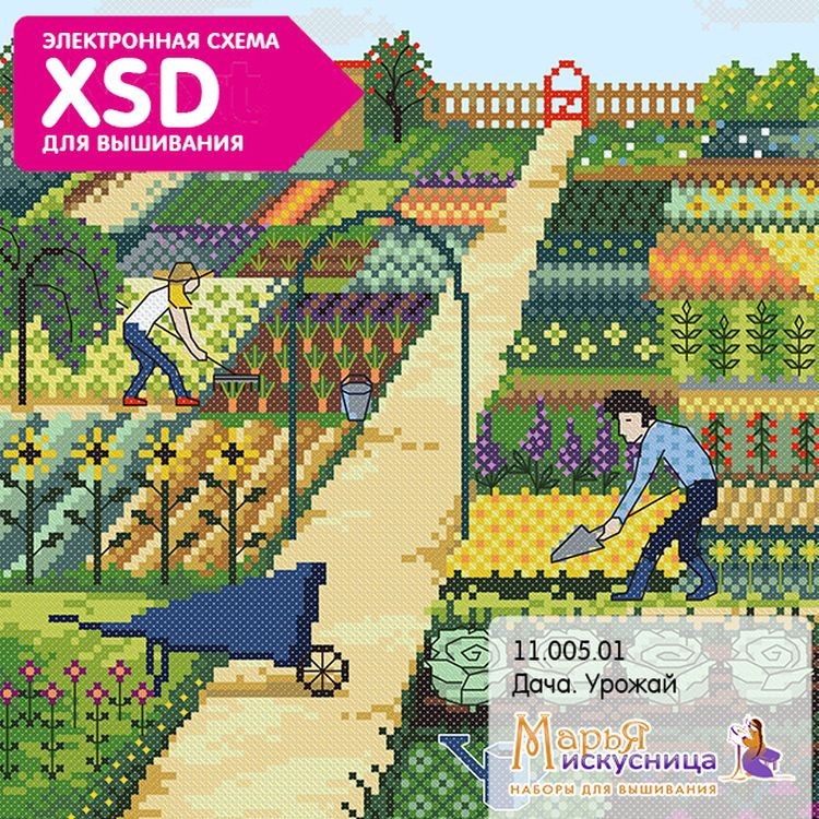 Набор для вышивания «Дача. Урожай» — картинка 4