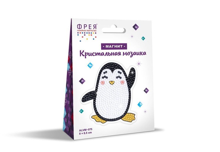 Алмазная вышивка «Магнит. Пингвиненок» — картинка 2