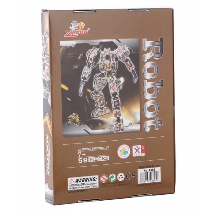 3D-пазлы «Робот. Зевс», ZILIPOO — картинка 3