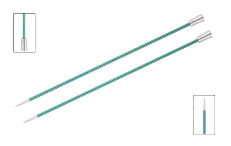 Спицы прямые 3,25 мм, 25 см, Zing, KnitPro