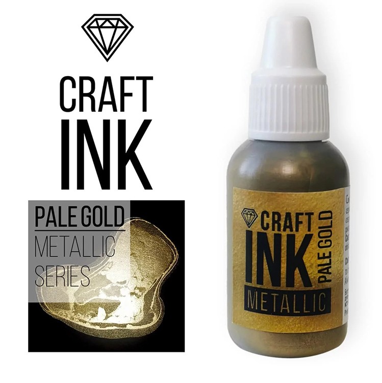 Алкогольные чернила Craft INK, Pale Gold (светлое золото) 20 мл