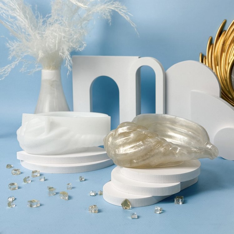 Силиконовый молд - Ракушка №3, 14,7x6см, 1 шт. — картинка 2