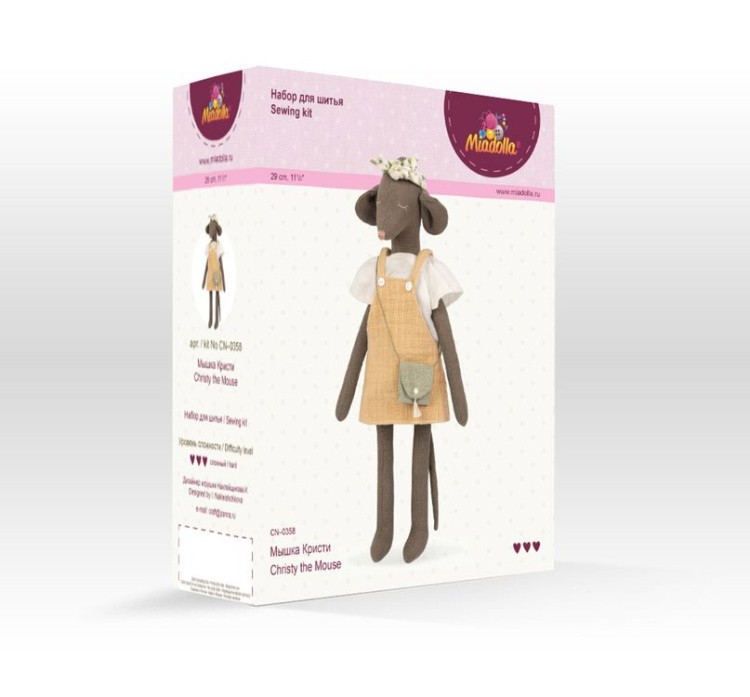 Набор для шитья «Мышка Кристи» — картинка 3