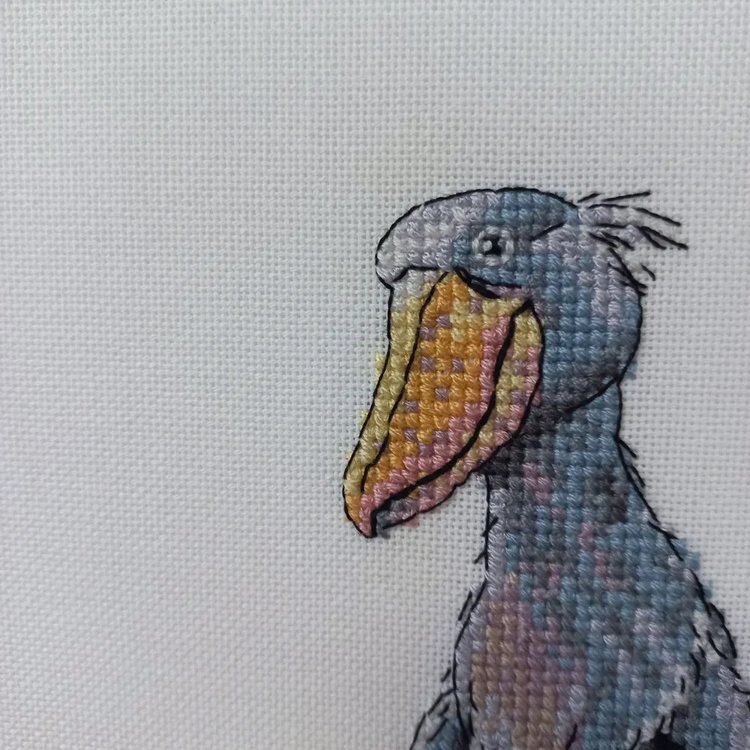 Набор для вышивания «Китоглав. Королевская цапля» — картинка 3