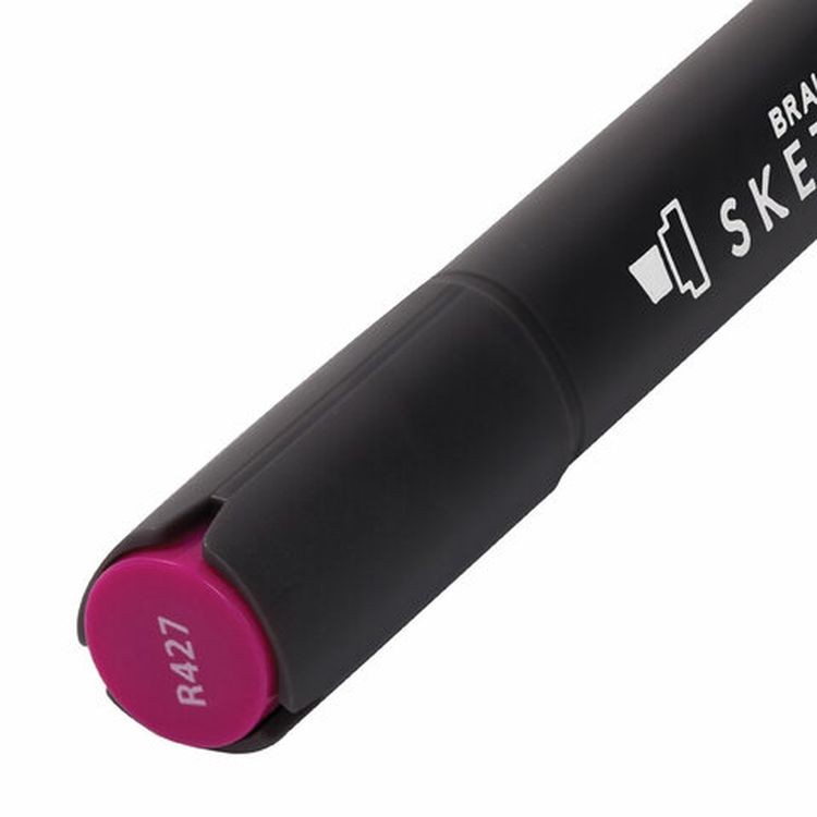 Маркер для скетчинга двусторонний 1 мм - 6 мм BRAUBERG ART CLASSIC, цвет: вишневый — картинка 6