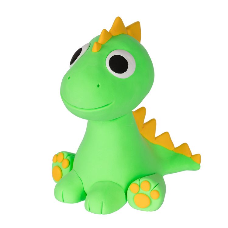 Мега набор легкого пластилина &quot;Большая игрушка. Динозавтрик большой», зеленый, 4 цв., Лео Играй — картинка 2