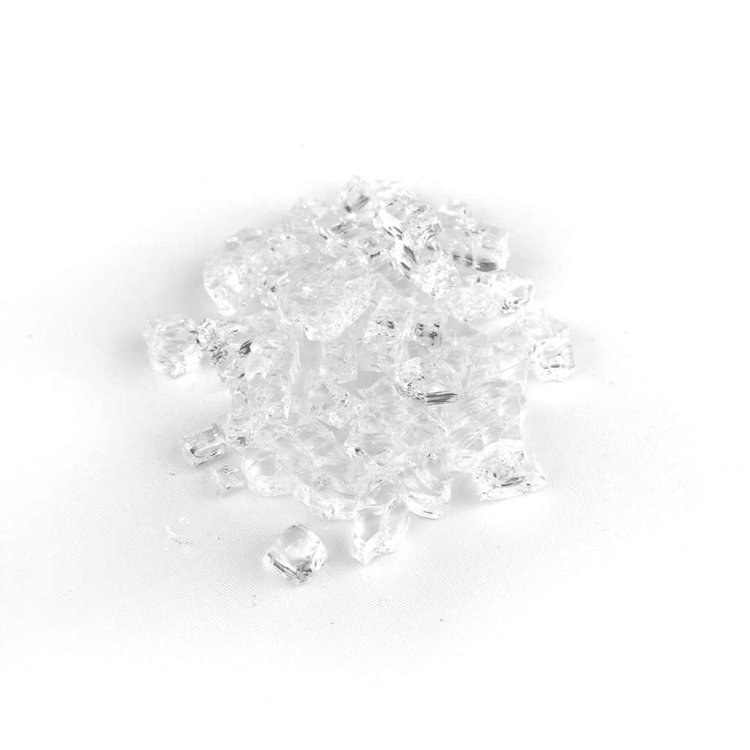 Стеклянная крошка Кристалл. Прозрачная (фракция 3-8 мм), Art Blong — картинка 2