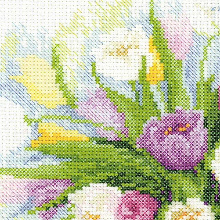 Набор для вышивания «Акварельные тюльпаны» — картинка 3