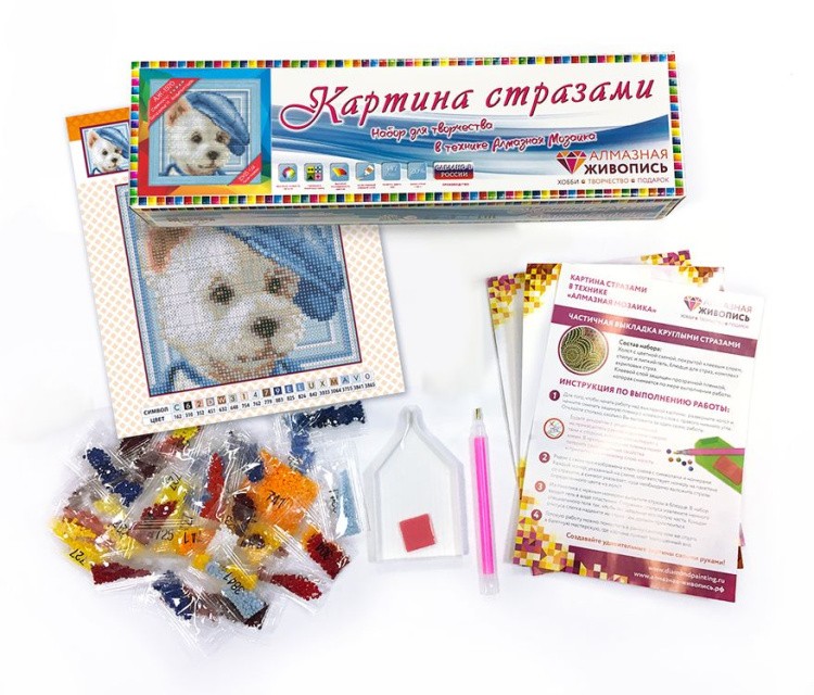 Алмазная вышивка «Вестик» — картинка 3