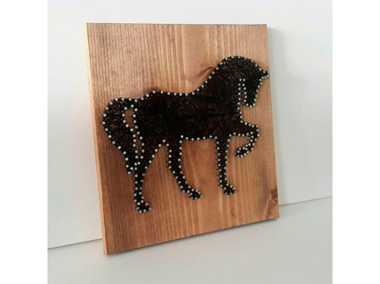 Набор для творчества STRING ART «Конь на светлом фоне» — картинка 2