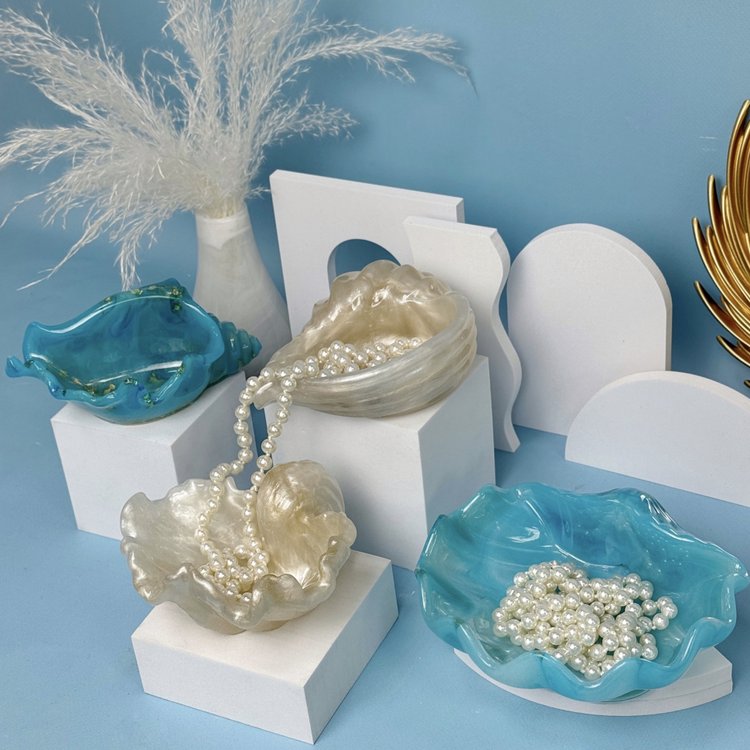 Силиконовый молд - Ракушка №2, 15x6,3см, 1 шт. — картинка 2