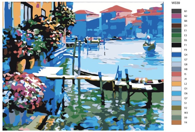 Картина по номерам «Уютный причал» — картинка 2