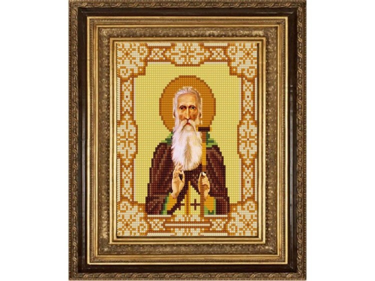 Рисунок на ткани «Св.Арсений Комельский»