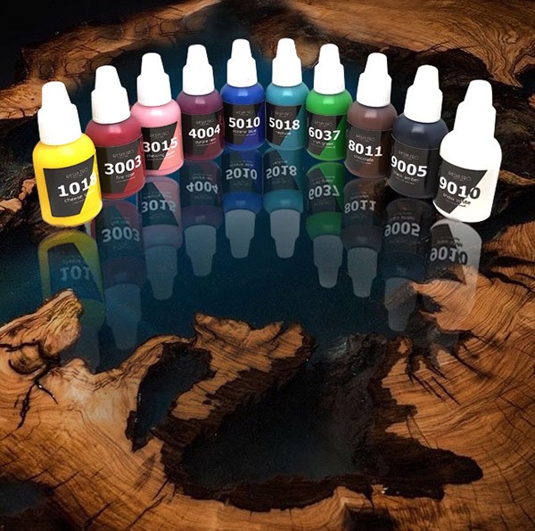 Набор красителей Colorfun Deluxe №1 10 шт. по 15 мл, Resin Pro — картинка 2