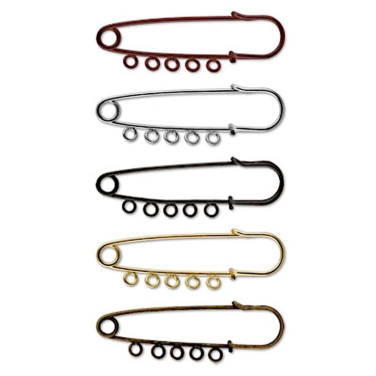 Булавка для подвесок 6.5 см, цвет: под золото, Zlatka — картинка 2