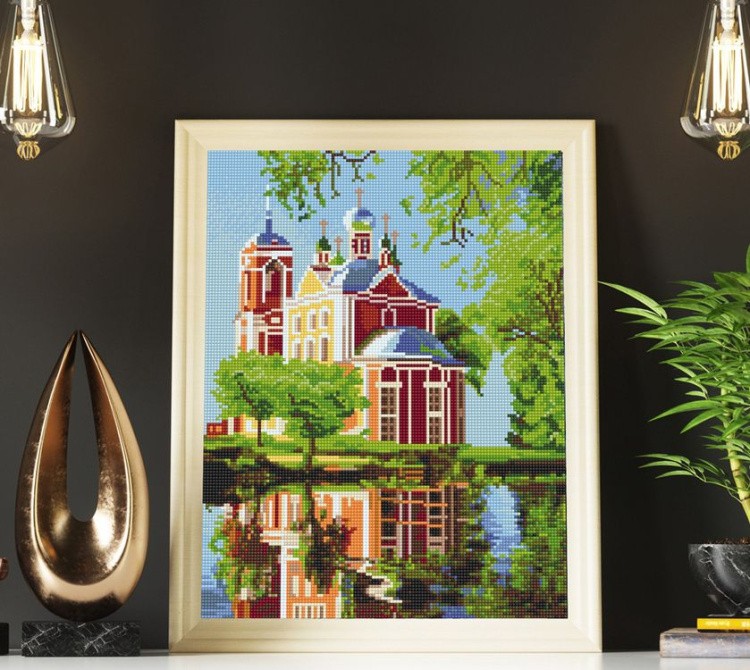 Алмазная вышивка «Плещеево озеро» — картинка 2