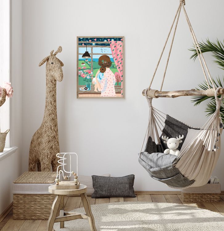 Картина по номерам «Материнская ласка» — картинка 4