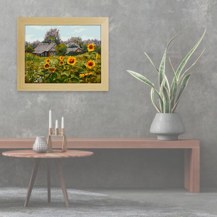 Картина по номерам «Лето в деревне» — картинка 6