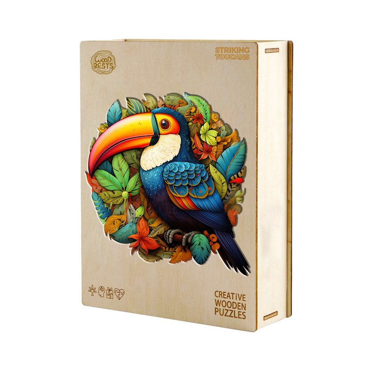 Деревянные пазлы «Сафари Тукан M», Woodbests — картинка 3