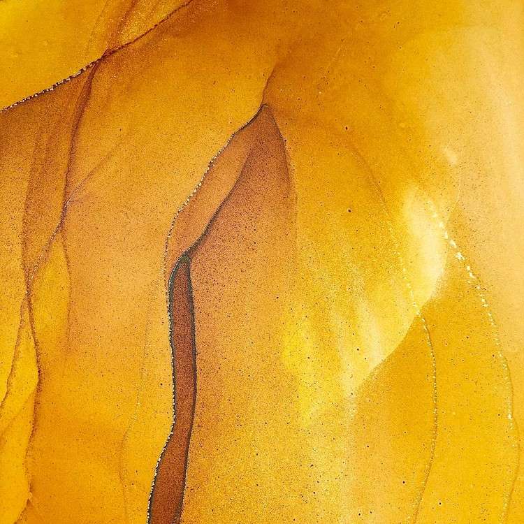 Алкогольные чернила желтый 15 мл, Kamenskaya Ink — картинка 2