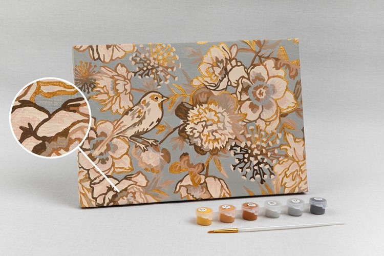 Картина по номерам «Орнамент с золотом» — картинка 3