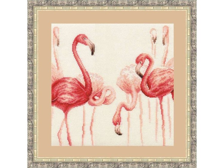 Набор для вышивания «Фламинго. Набор №2» — картинка 2