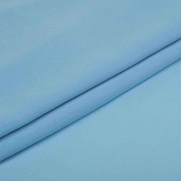 Ткань Креп-шифон, 5 м, ширина 150 см, 105 г/м2, цвет: светло-голубой, TBY — картинка 2