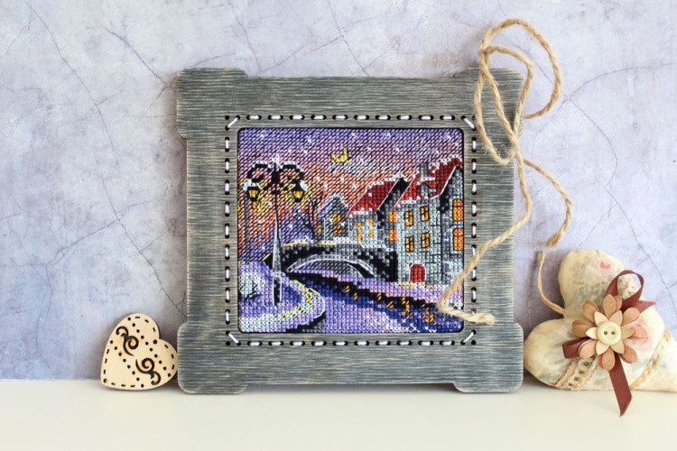 Набор для вышивания «Зимний город» — картинка 2