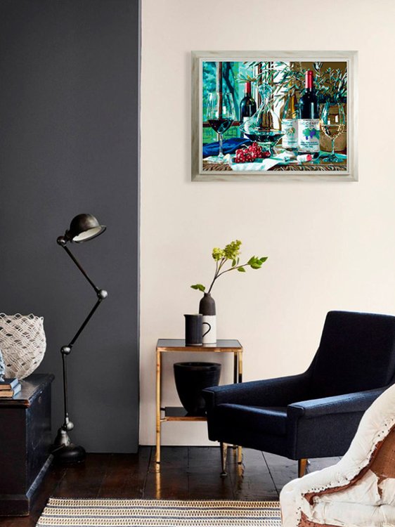 Картина по номерам «Натюрморт с оливковой веткой» — картинка 8