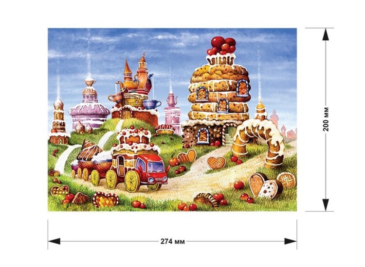 Деревянные пазлы DAVICI «Бисквитные горки» — картинка 2